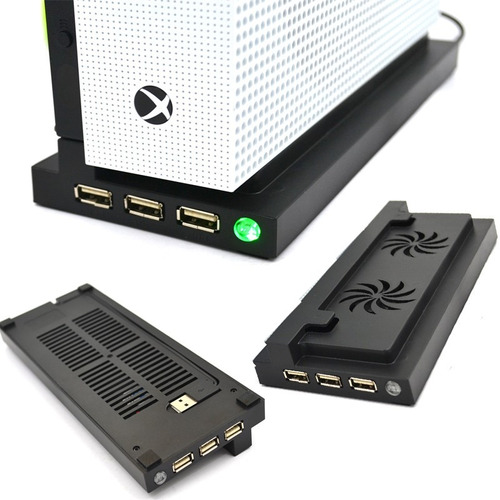 Base Soporte Vertical Stand Para Xbox One Cooler+usb
