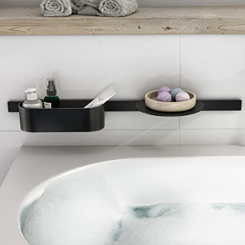 Hansgrohe Wallstoris Modern Shelf En Negro Mate, 27915670