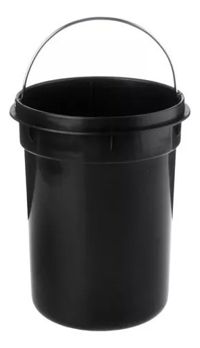 Imagen 3 de 5 de Cesto Tacho De Basura Acero Estampado 12 Litros Con Pedal