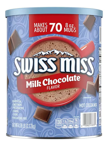Chocolate Caliente Swiss Miss Bote 2.1kg Importado