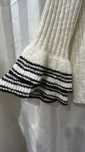 Sweater Portsaid L Amplio Mangas Acampanadas Pal/beLG Envíos