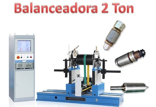 Balanceadora Dinamica 2ton Rotores, Rodillos,impulsores,flec