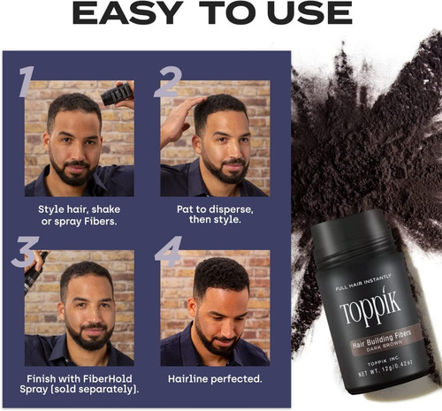 Toppik Fibras Para Dar Volumen Al Cabello 12g