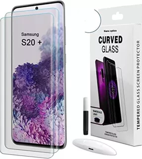 Vidrio Templado Curvo Uv Para Samsung Galaxy S10 Plus