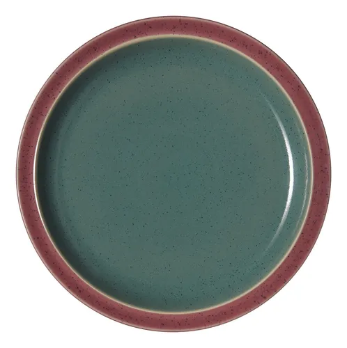 Plato Llano Rojo Verde