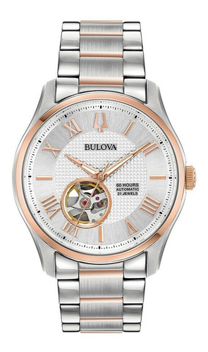 Reloj Bulova Para Hombre Wilton 60 Hour Mod. 98a213 Original