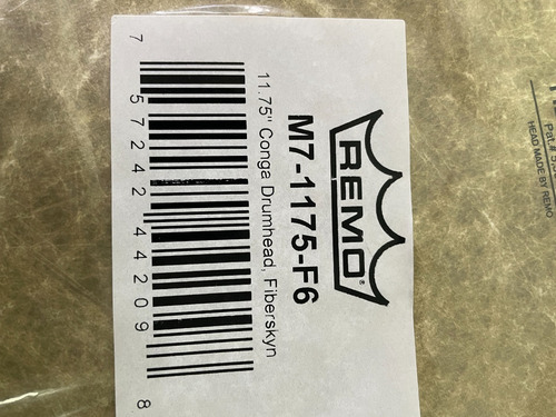 Imagen 2 de 3 de Cuero Para Conga 11.75 Fiberskyn Remo M7-1175-f6