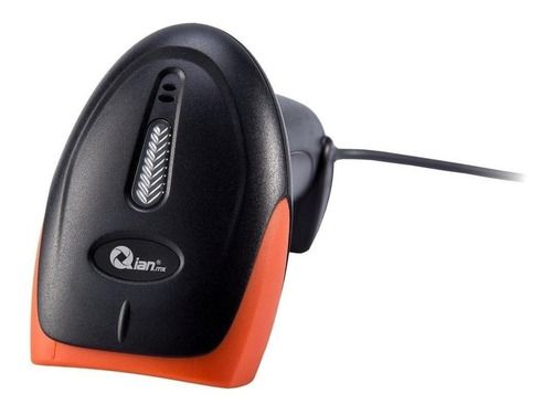 Imagen 2 de 4 de Lector de código de barras Qian Tiaoma QLC11701 USB 1D 5V negro/naranja