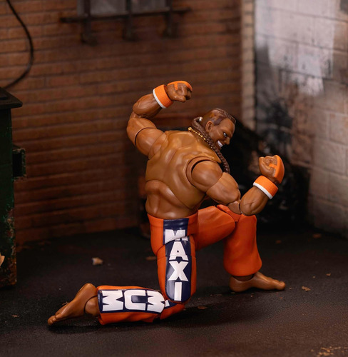 Dee Jay Street Fighter Ultra Jada Toys Figura Articulada
