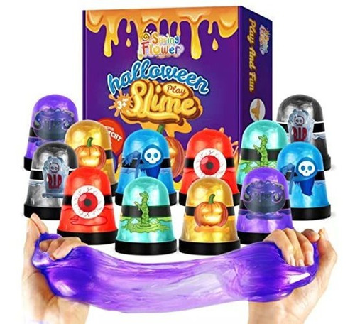 24pcs Juguetes De Slime Para Halloween Party Favores, 1rlv7