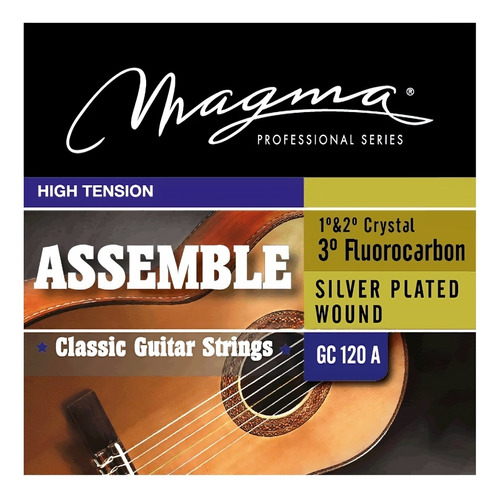 Encordado Guitarra Clasica Assemble Nylon / Carbono T Alta
