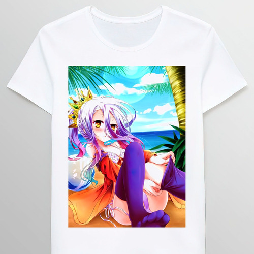 Remera Shiro No Game No Life Fanart Anime Waifu 134464725