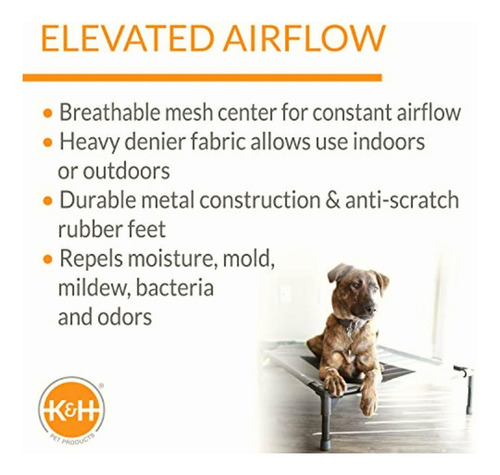 K&h Pet Products Original Pet Cot Cama Elevada Para Perro
