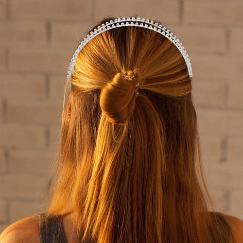Diadema De Boda De 3 Piezas Con Diamantes De Imitación De Do