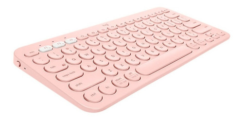 Imagen 5 de 7 de Teclado bluetooth Logitech K380 QWERTY español color rosa