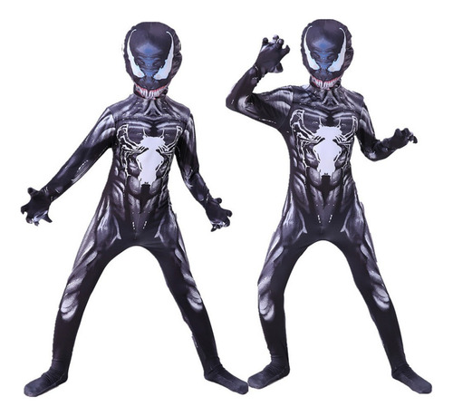 Spider-man De Venom De Color Cosplay Traje De Niño Adulto