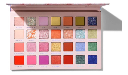 Paleta De Sombras Tonos Vivos Cálidos Y - g a $175