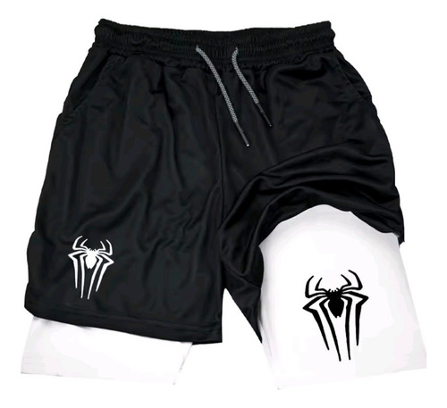 Short Con Licra Deportivo Spider-man
