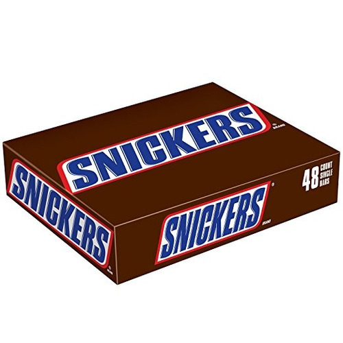 Snickers Singles Tamaño Del Chocolate Barras De Caramelo 1,8