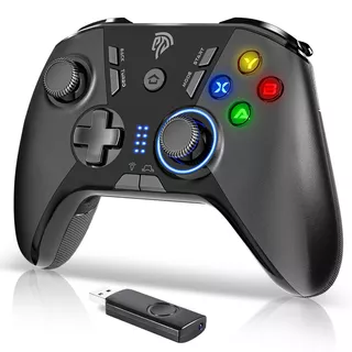 Easysmx 9110 Control Inalámbrico Joystick Para Pc Windows 7/8/10/11/12/android/ps3/TV Negro Mando de Doble Vibración Gamepad