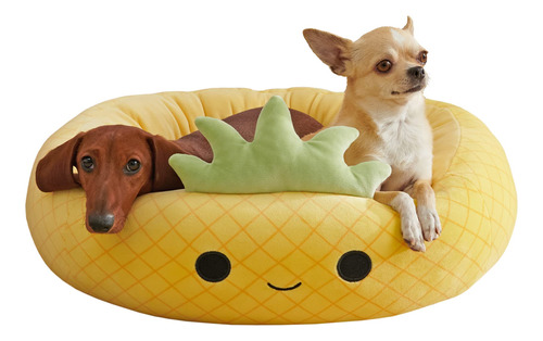 Squishmallows Cama Para Mascotas De Piña Maui De 24 Pulgadas