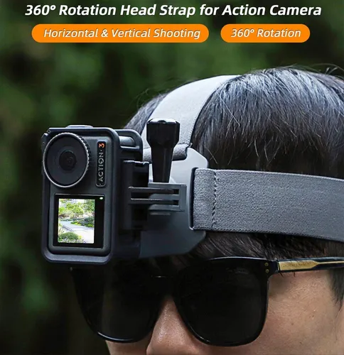 Vincha 360° Cabeza Headstrap Antideslizante Gopro Insta360