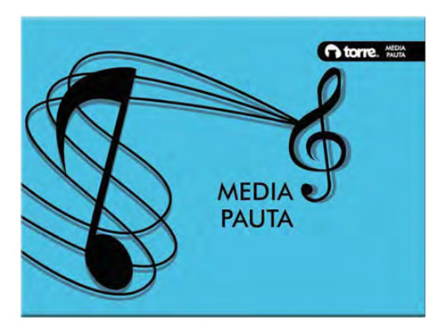 Cuaderno Música Media Pauta 