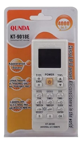 Control Universal Minisplit Kt-9018e Para Marca Haier