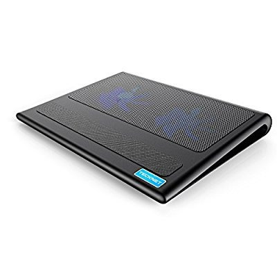 Laptop Cooling Pad, Tecknet Portátil Ultra-delgado Tranquilo