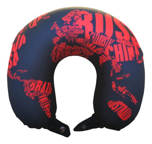 2 Almohadas De Viaje Viscoelasticas Para Cuello Memory Relax