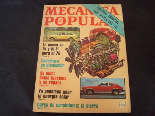 Revista Mecanica Popular (dic 1975) Los Autos Del '76