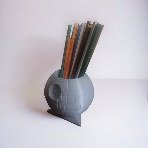 Porta Lápices Plumas Star Wars Impresa En 3d Death Star