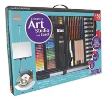 Comprar Set De Arte Oleo 150 Piezas Maletin Con Caballete Dibujo