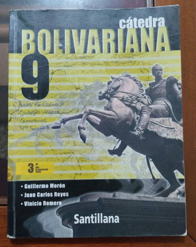 Cátedra Bolivariana 9no. Santillana.