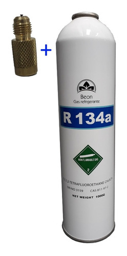 Lata Gas Refrigerante R-134a Beon + Válvula