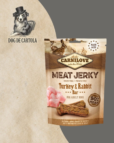 Petisco Desidratado Natural Carnilove - Peru E Coelho 100g