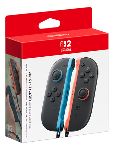 Joy-con 2 (l)/(r) Light Blue/light Red Nintendo Switch 2