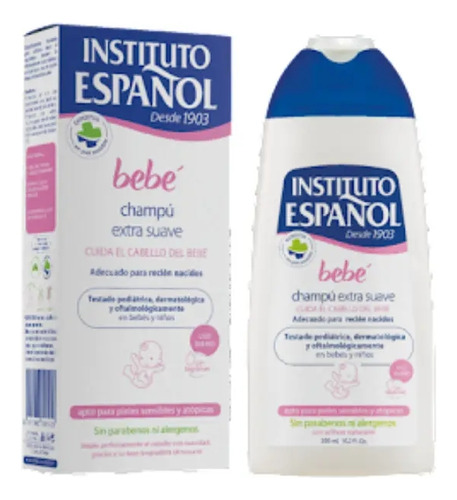 Shampoo Champu Instituto Español Para Bebe Extra Suave 300ml
