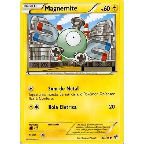 2x Magnemite Pokémon Elétrico Comum 42/135 Pokemon Card Game