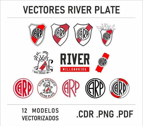 comprar Vectores River Plate 12 Diseños Sublimación Dtf Cdr Pdf Png