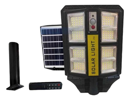 Lampara Poste Con Panel Solar 200w