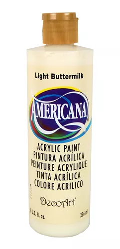 Decoart Americana Acrylic Paint 8Oz-Light Buttermilk