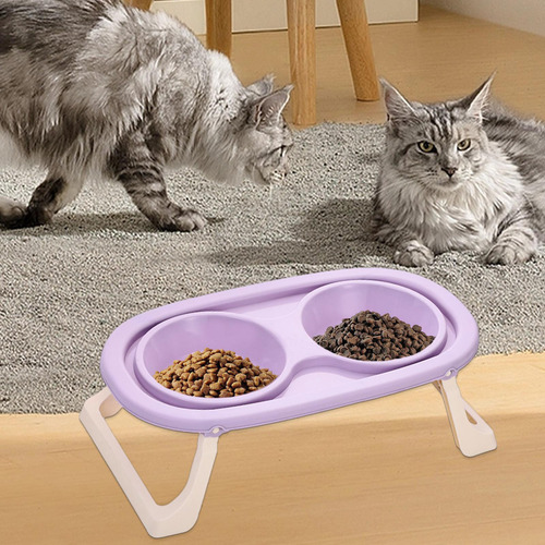 Cuenco De Agua Y Comida Para Gatos Cuenco Doble Para Gatos P