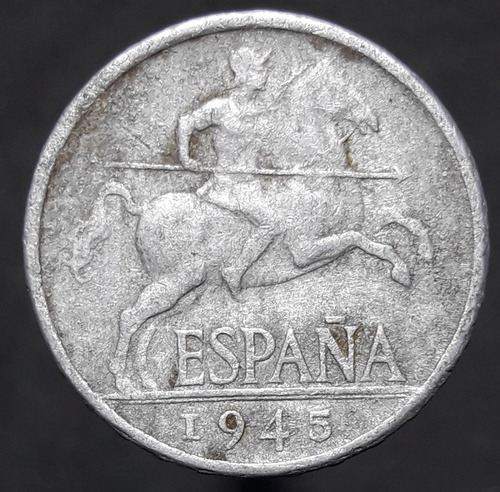 Moneda España 5 Centavos 1945