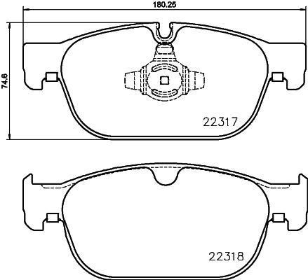 Balatas D27 Brembo Nao Volvo Xc40 T4 Momentum 2021
