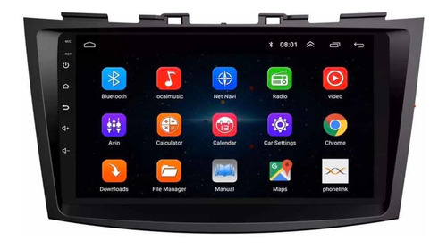 Navegación Android 10 2+16 Gb Suzuki Swift Y Ertiga