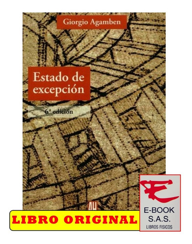 Libro Estado De Excepcion (6ª Ed)