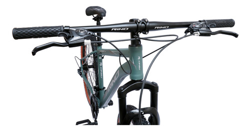 Bicicleta Rino Everest Xr Aro 29 21v Shimano Pneu Com Faixa Cor Verde exército Tamanho do quadro 21
