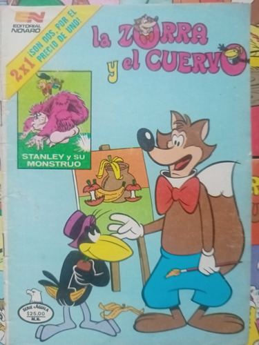 5 Cómics La Zorra Y El Cuervo Serie Águila Editorial Novaro.