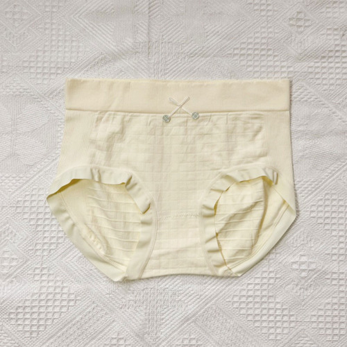 Calzoncillos De Algodón Transpirable Para Mujer, Cintura Med